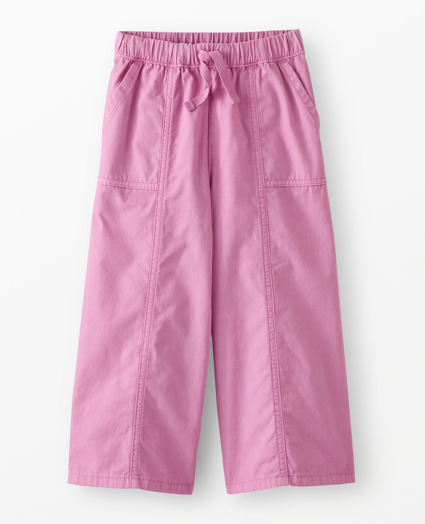 Canvas Wide Leg Pants in Echinacea - main