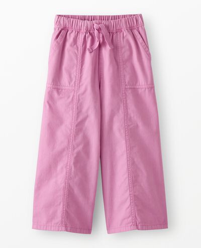 Canvas Wide Leg Pants in Echinacea - main
