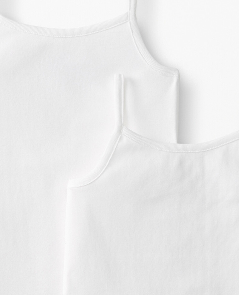 Camisole In Organic Cotton 2-Pack in White - main