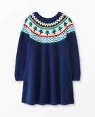 Fairisle Sweater Dress in Winter Solstice - main