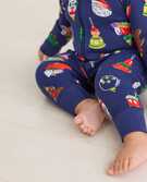 Baby Zip Sleeper In Organic Cotton in Heirloom Ornaments - main