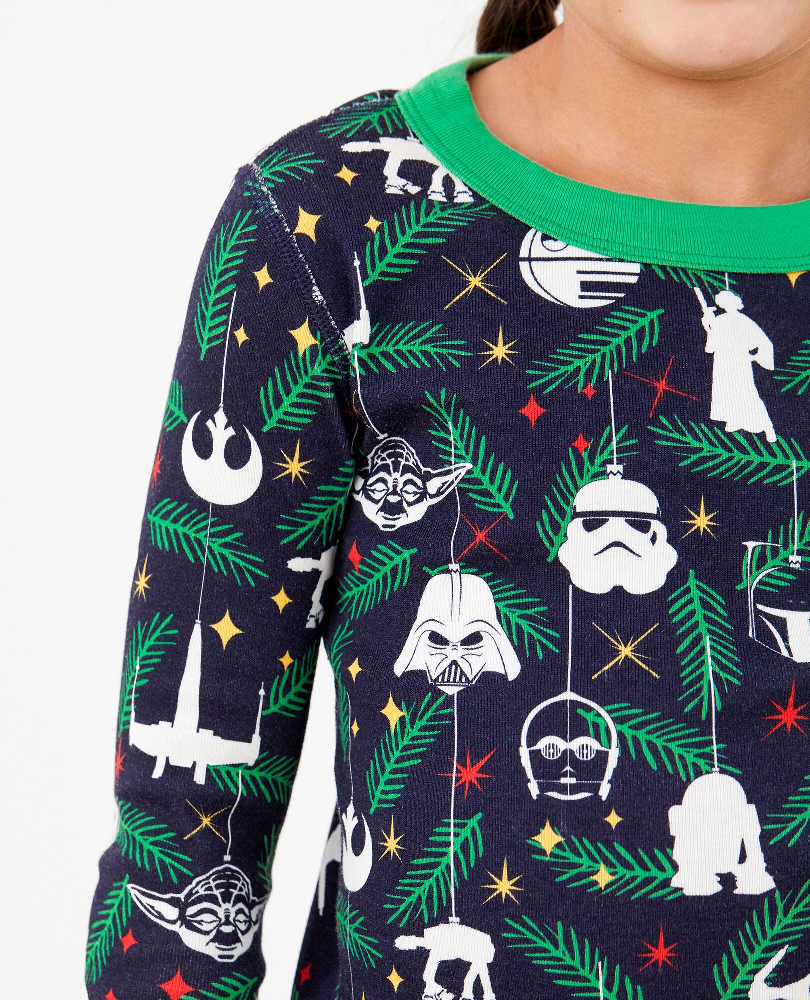Star Wars Long John Pajamas Star Wars Holiday Toddler Size 18 24 mos by Hanna Andersson