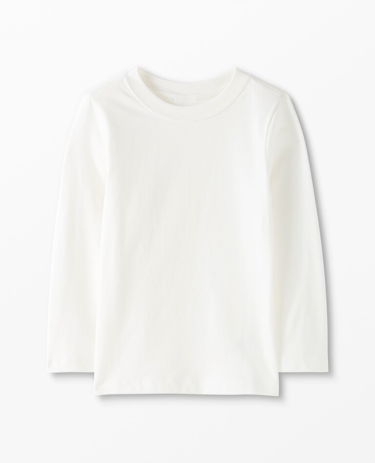 Slim Fit Long Sleeve T-Shirt in Hanna White - main