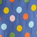 HannaSoft™ Stretch Birthday Pajama Set in Happy Balloons on Blue - swatch