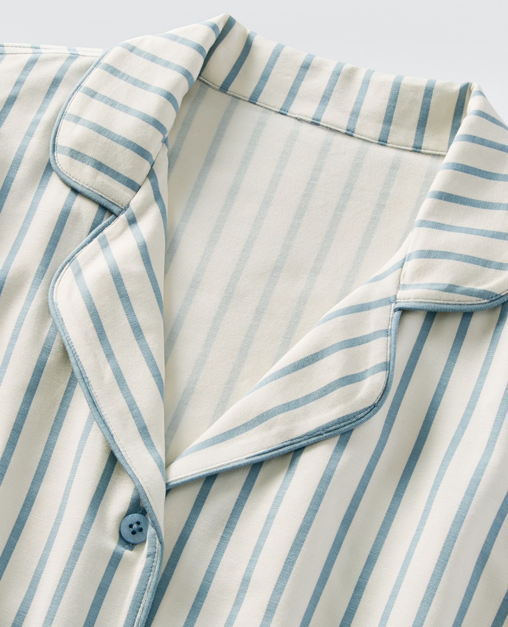 Women's Holiday Long Sleeve HannaSoft™ Pajama Set in Ecru/North Air - main
