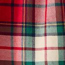 Women's Holiday Flannel Pajama Shorts in Red Holiday Plaid - swatch