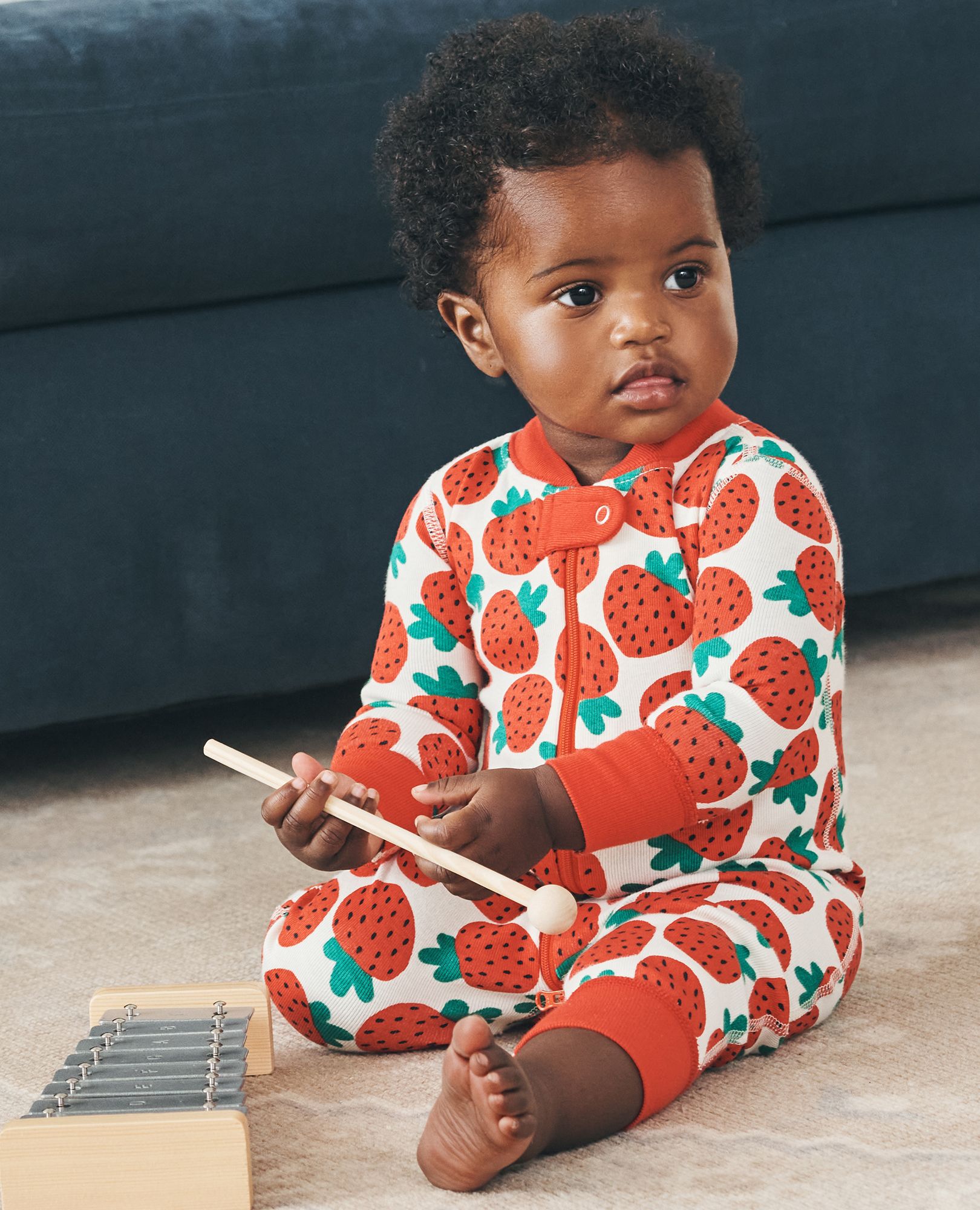 Baby Print 2 Way Zip Sleeper Hanna Andersson