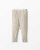 Baby Sweaterknit Leggings in Oat Heather - main