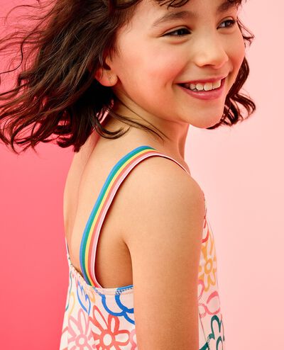 Active UV Skort Dress in Multicolored Sketched Floral - main