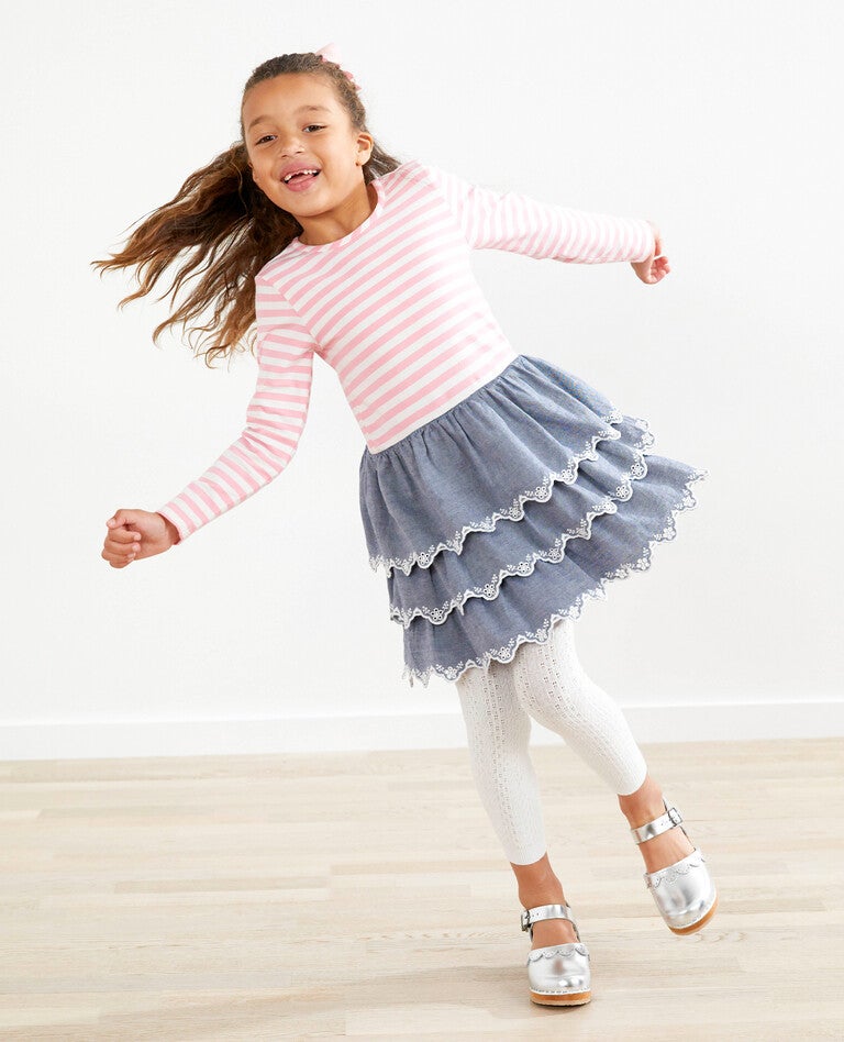 Half + Half Dress Hanna Andersson