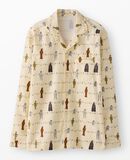 Adult STAR WARS™ Holiday Flannel Pajama Top in Star Wars String Lights - main