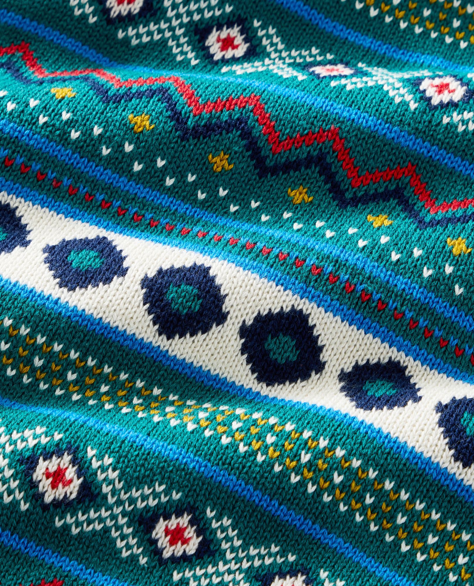 Holiday Sweater in Funky Fair Isle - main