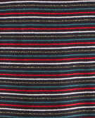 Stripe Lurex Rib Dress in Black - main