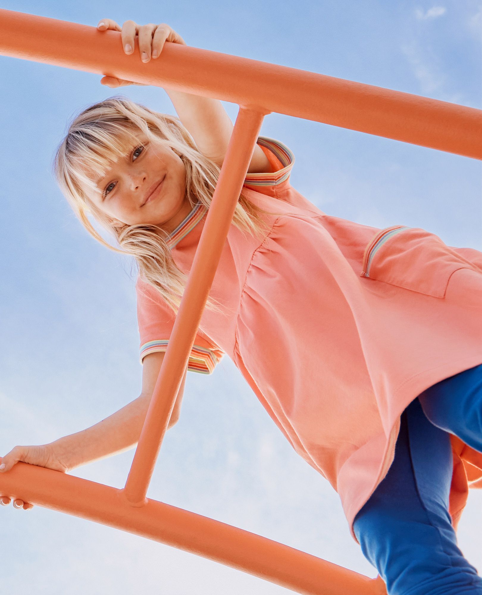 Playground Dress with Pockets in Strawberry Ice - main