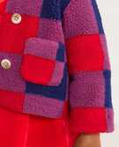 Baby Faux Shearling Jacket in Hanna Red/Navy - main