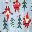 Adult Holiday Long John Pajama Pants in Holiday Harvest - swatch