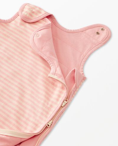 Baby Sleep Sack in HannaSoft™ (0.5 TOG) in Ecru/Blush Pink - main