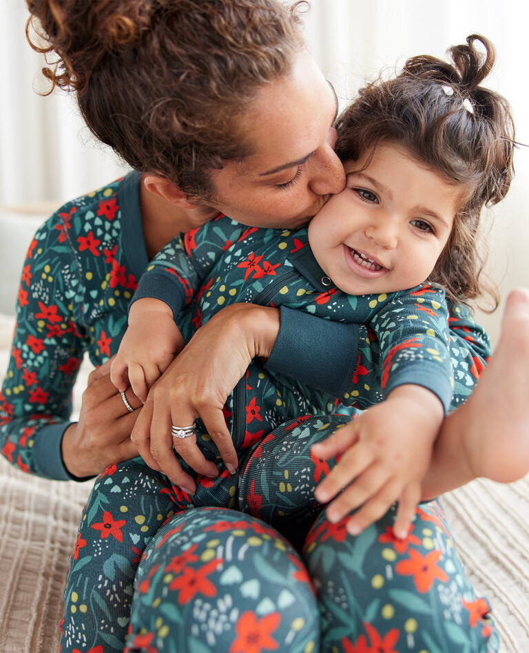 Poinsettia Patch Matching Family Pajamas​ in  - main