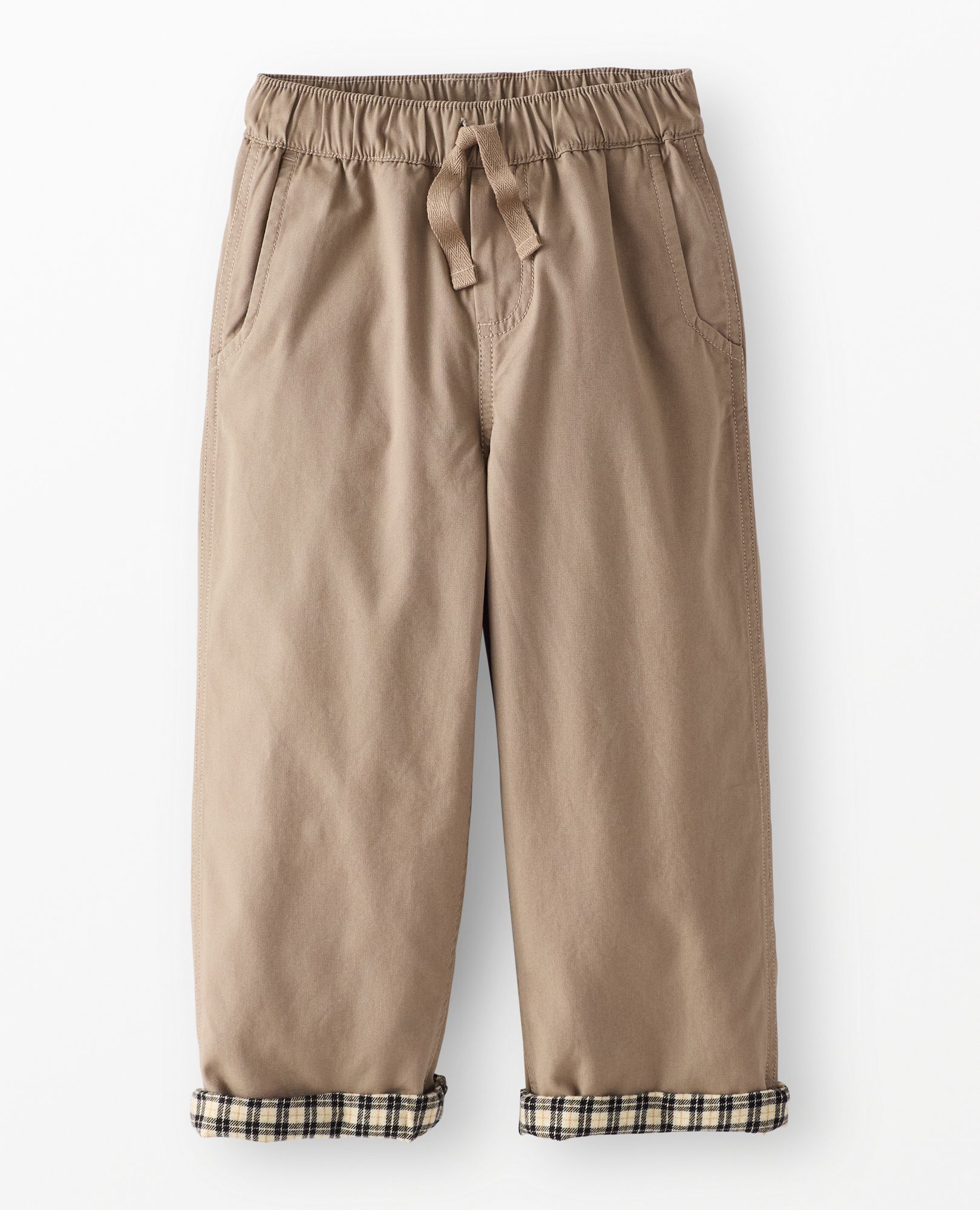 Pull-On Lined Canvas Pants | Hanna Andersson