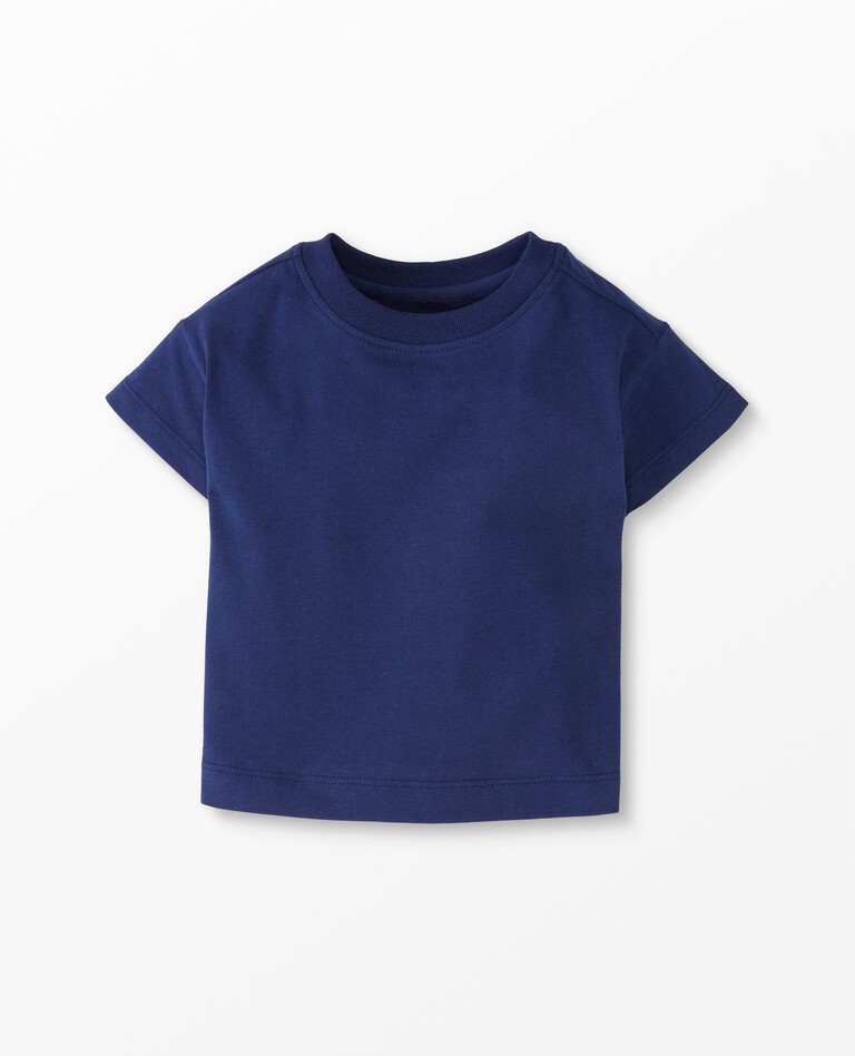 Baby Tee In Cotton jersey in Navy Blue - main