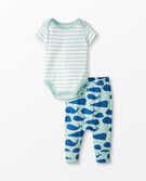 Baby Bodysuit & Pant Set in Whale Watching - main