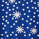 Women's Holiday Long John Pajama Top in First Snow on Galactic Blue - swatch