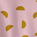 Bracelet Sleeve T-Shirt in Half Moons on Cosmic Purple - swatch