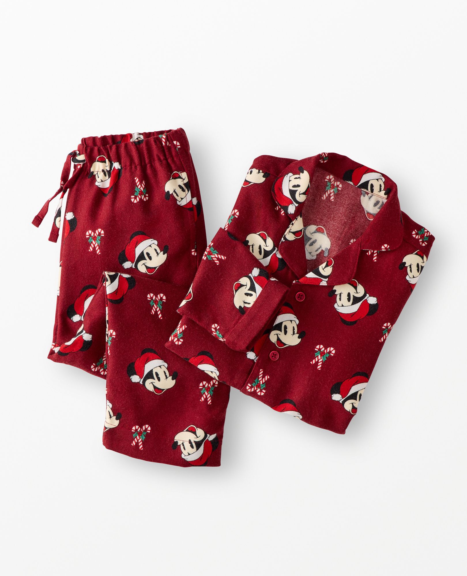 Disney Mickey Mouse Holiday Flannel Pajama Set Hanna Andersson
