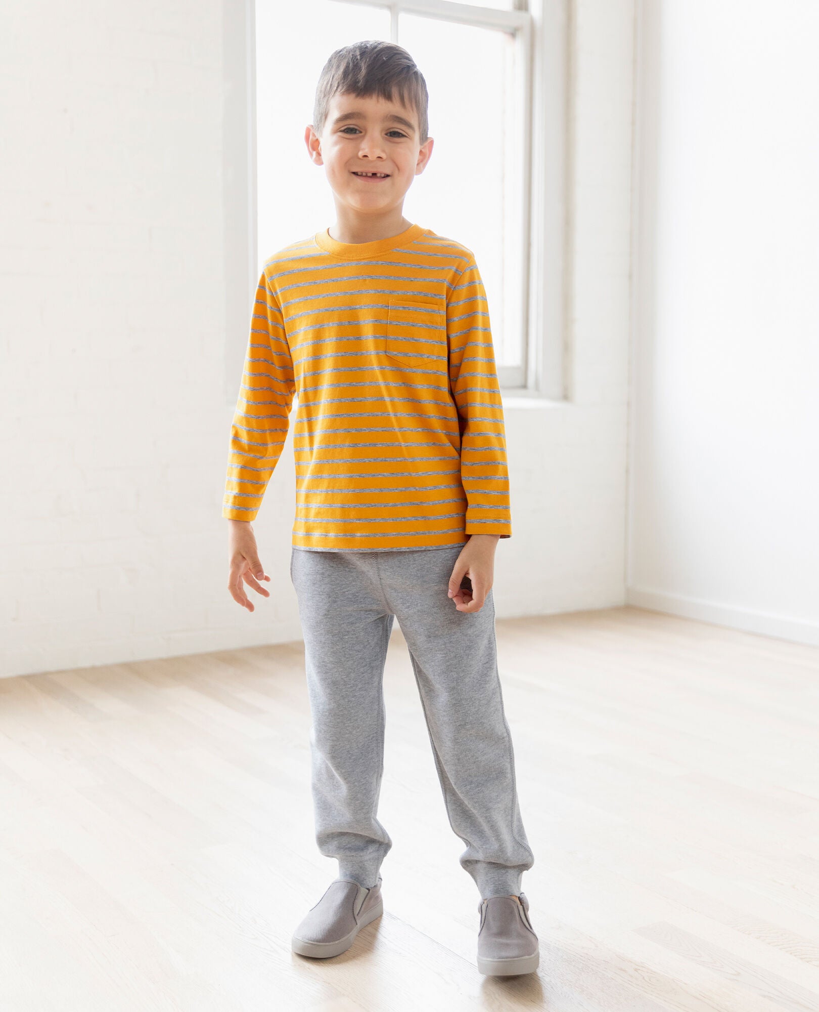 Boy best sale in sweatpants