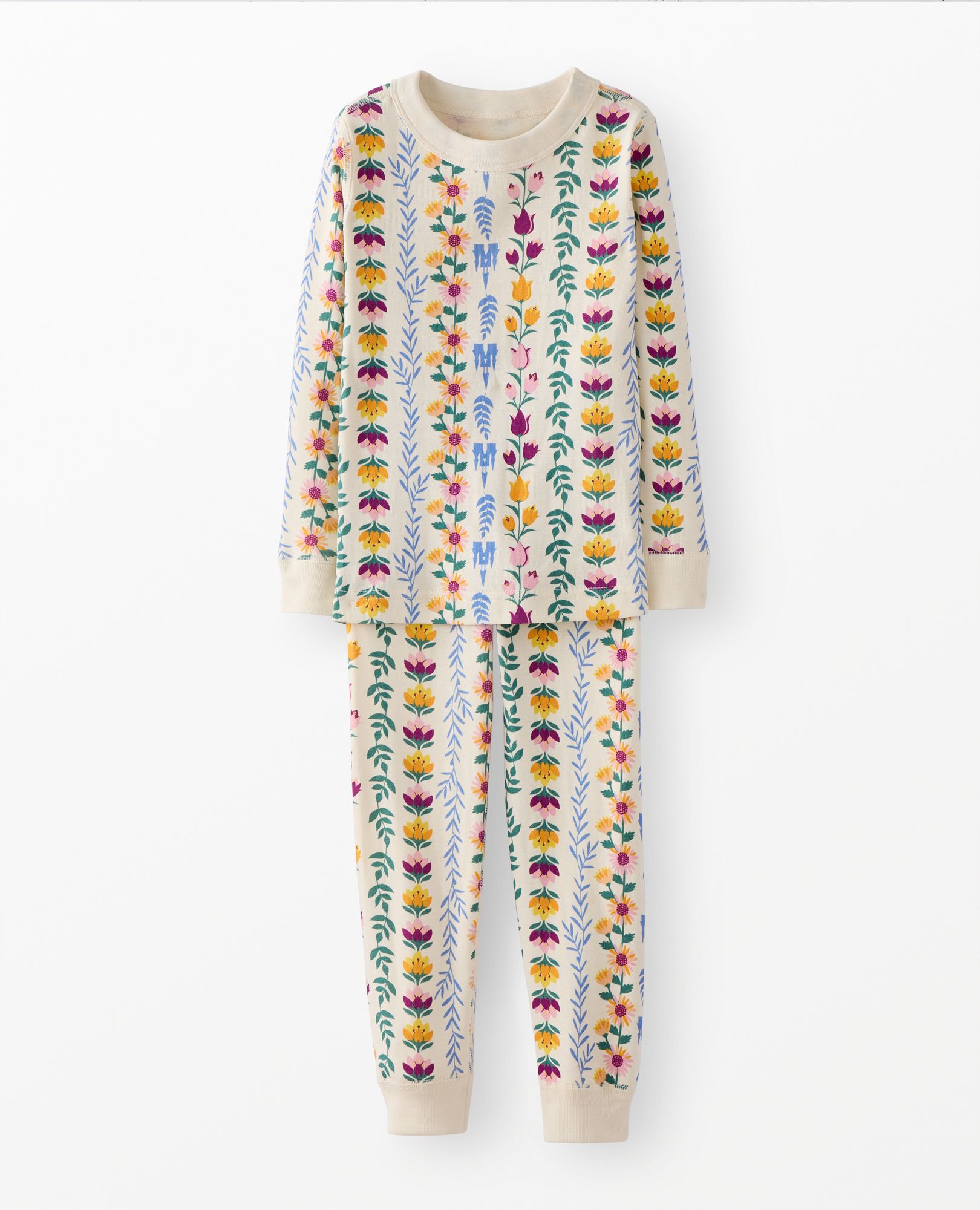 Disney Frozen HannaJams™ Pajama Set in Frozen Scandi floral chain - main