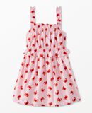 Sleeveless Poplin Smocked Dress in Little Crabby Pants on Pink Lilac - main