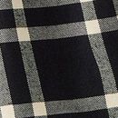 Women's Holiday Flannel Pajama Shorts in Black Tonal Plaid - swatch