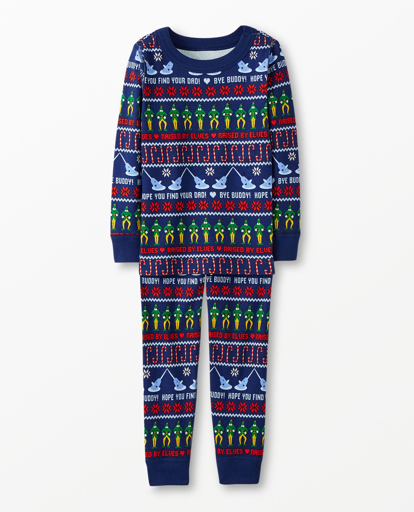 Warner Bros Discovery Elf Long John Pajama Set