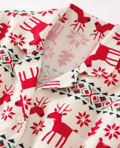 Women's Holiday Flannel Nightshirt in Dear Deer - main
