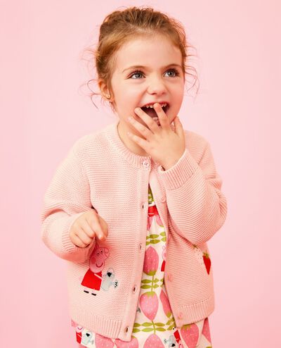 Peppa Pig Cardigan Sweater in Peppa Strawberry Garden - main