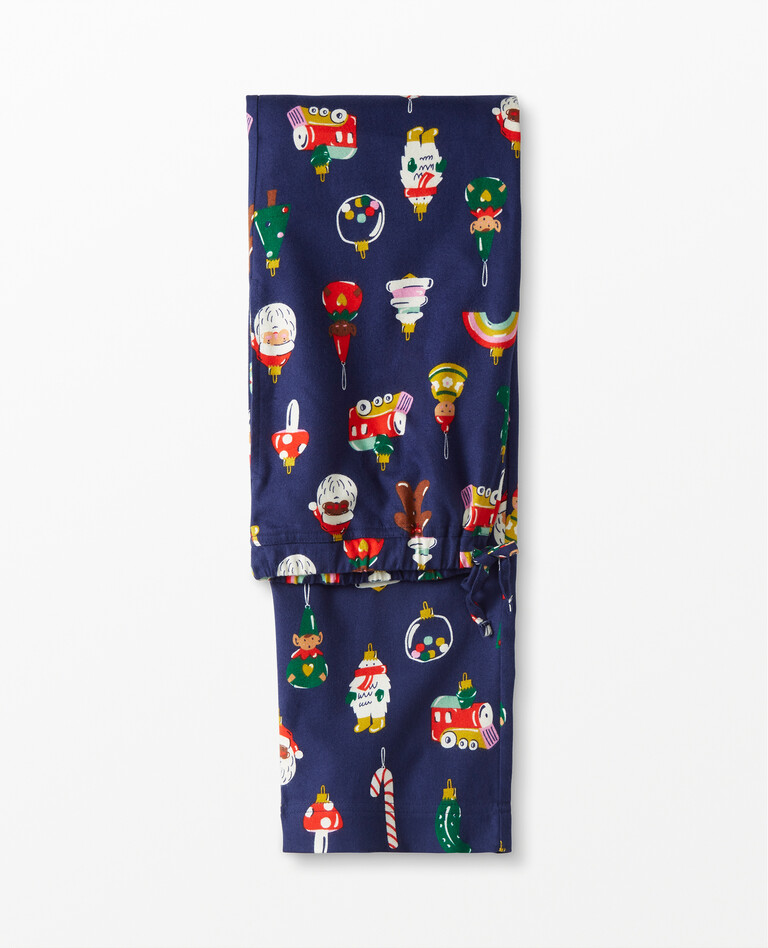 Adult Flannel Pajama Pant in Heirloom Ornaments - main