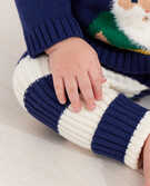 Baby Sweater Knit Top & Legging Set in Navy Blue - main