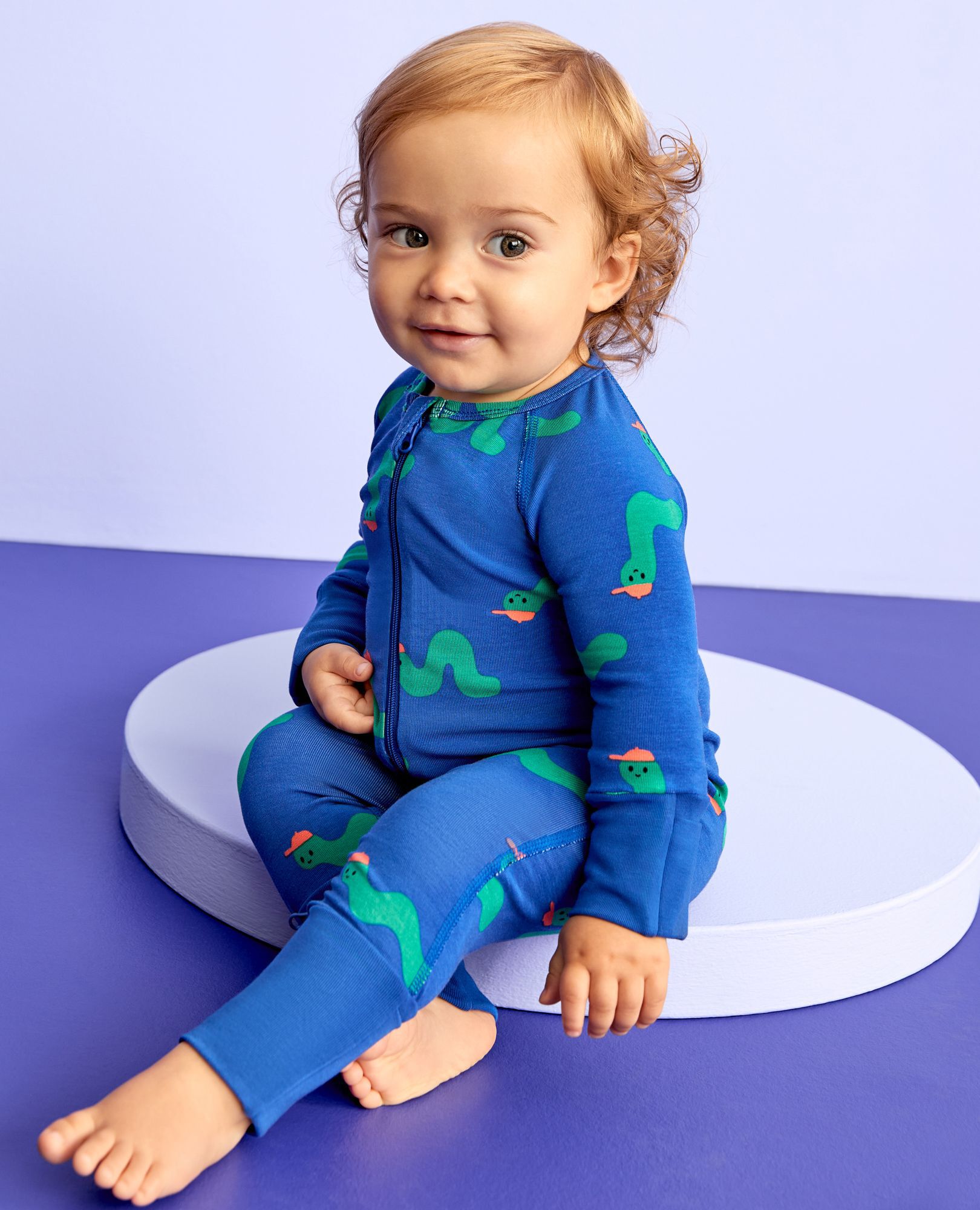 HannaSoft™ Stretch Sleeper in Inchworm - main