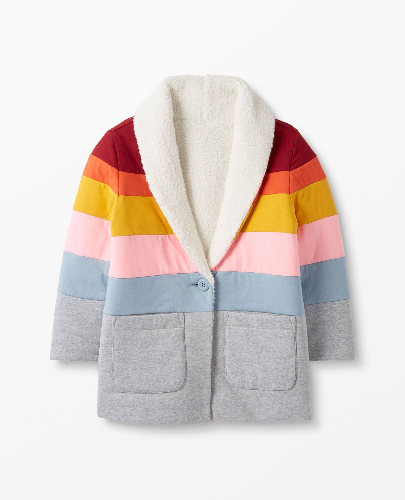 Colorblock Sherpa Coat Hanna Andersson Hanna Me Downs