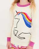 Character Long John Pajama Set in Rainbow Unicorn - main