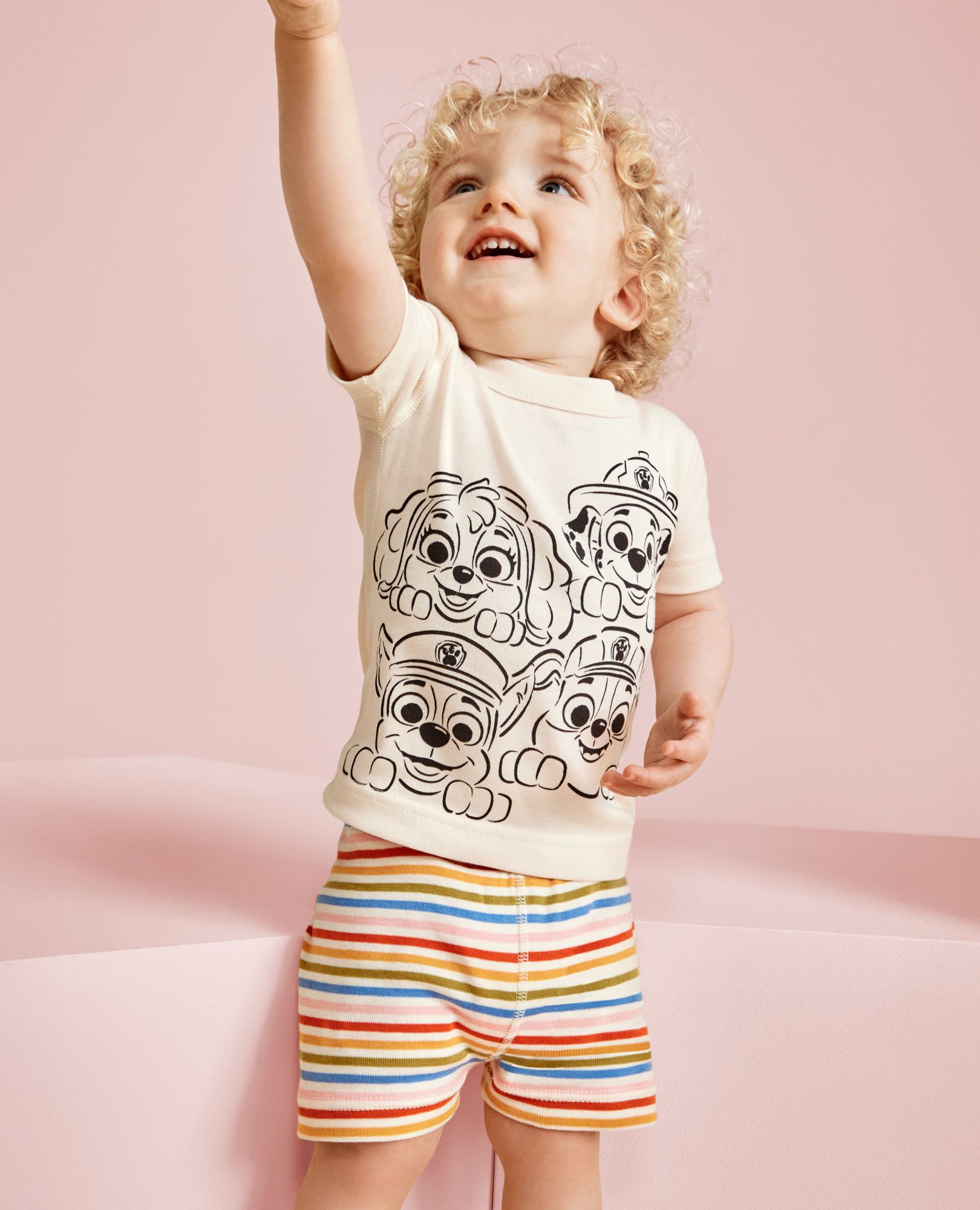 PAW Patrol HannaJams™ Pajama Set in Paw Patrol - Black and White - main