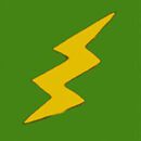 HannaJams™ Pajama Set in Lightning Bolts on Cactus - swatch