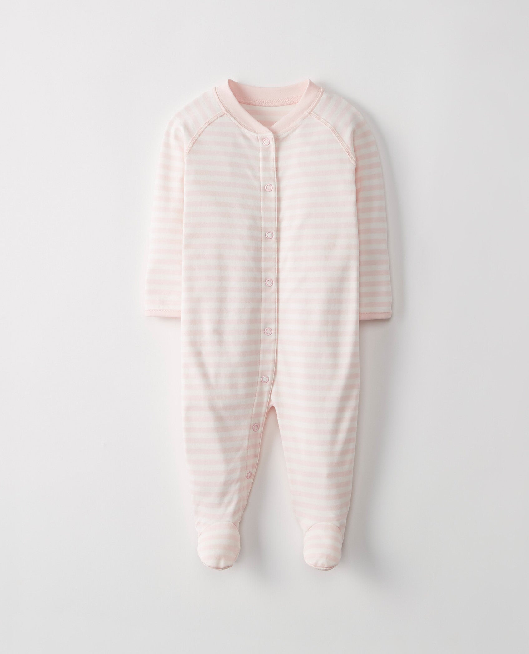 Little Sleepers With Feet In Organic Pima Cotton