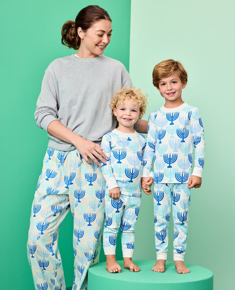 Holiday Menorahs Matching Family Pajamas in  - main
