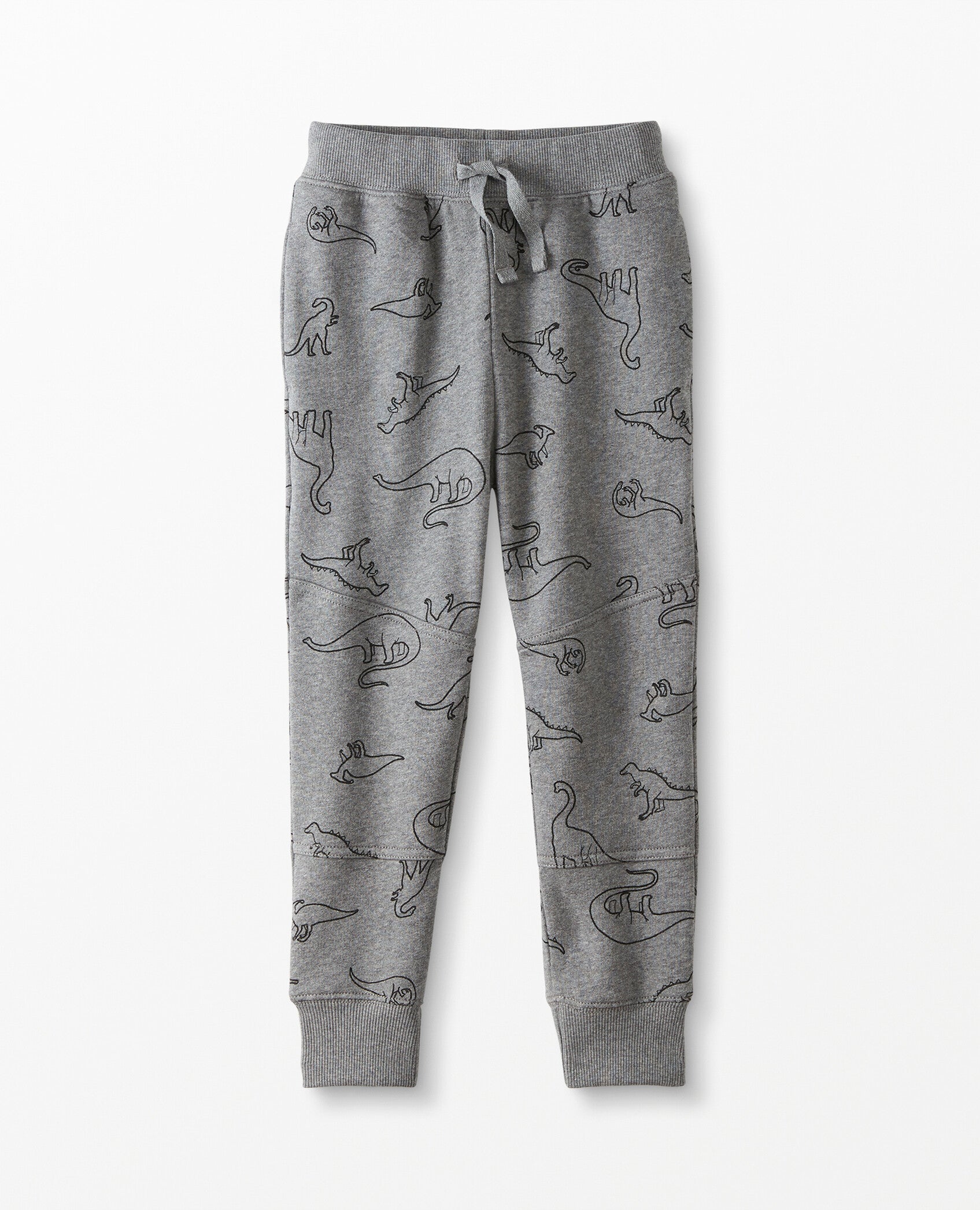 sweatpants knee stretch