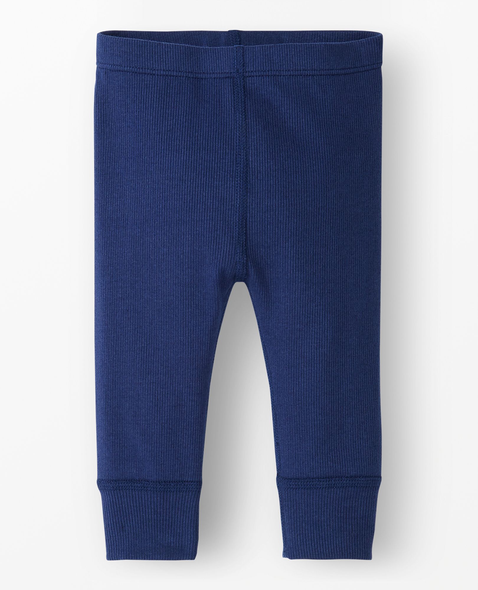 Baby Ribbed Leggings in Navy Blue - main