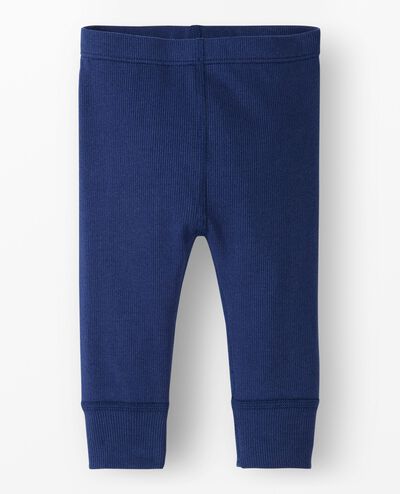 Baby Ribbed Leggings in Navy Blue - main