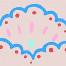 HannaJams™ Sleeper in Scalloped Stripes - swatch