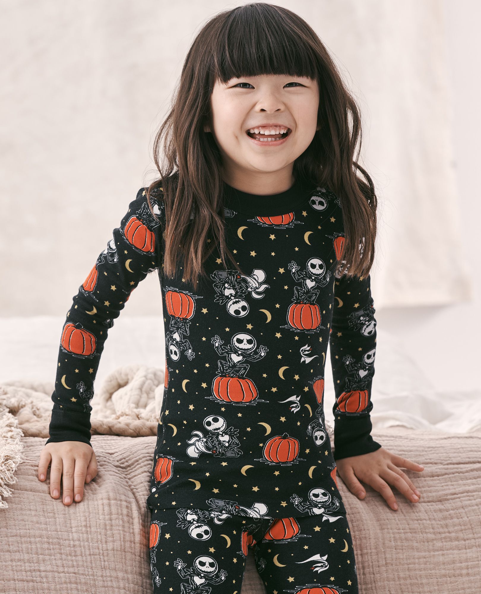 Kids Disney Tim Burton s The Nightmare Before Christmas Costume Long John Pajama Set