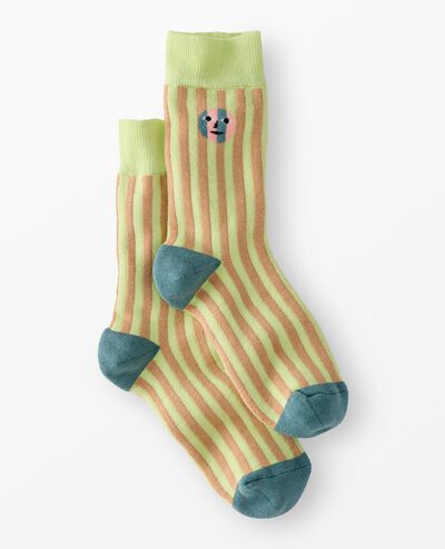 Adult Dusen Dusen Crew Socks in Martine Stripe - main